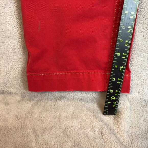 Robert Graham Mens Pants 40x35 Red Slim Fit Jeano Style Cotton Casual Trousers - Picture 3 of 16